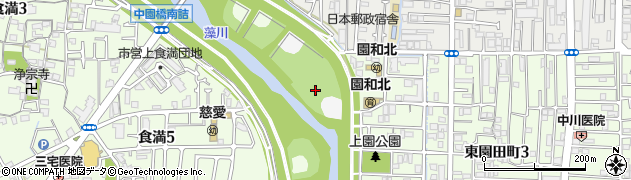 兵庫県尼崎市中食満周辺の地図