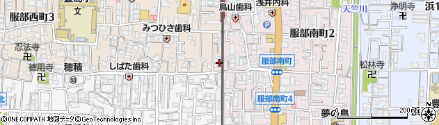 株式会社越前屋　服部本店周辺の地図
