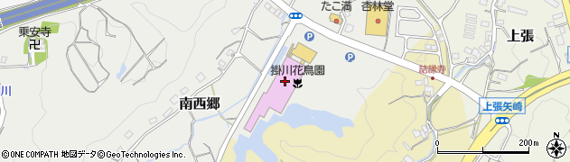 掛川花鳥園周辺の地図