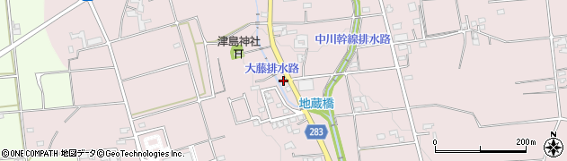 静岡県磐田市大久保454周辺の地図