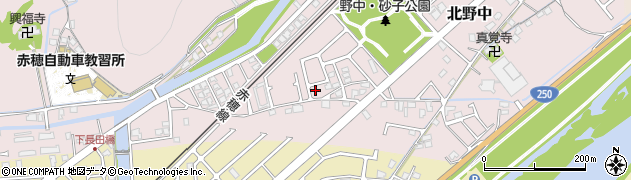 兵庫県赤穂市北野中415周辺の地図
