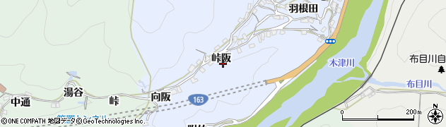 京都府笠置町（相楽郡）有市（峠阪）周辺の地図