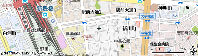 愛知県豊橋市東小田原町78周辺の地図