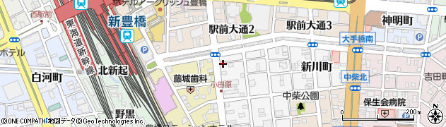 株式会社中部楽器　本店中央センター周辺の地図