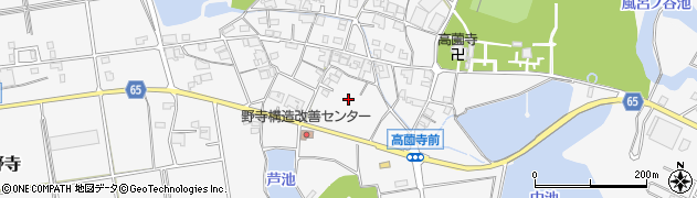 兵庫県稲美町（加古郡）野寺周辺の地図