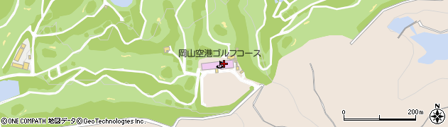 岡山空港ゴルフコースレストラン周辺の地図