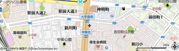 株式会社オリエント楽器　豊橋店周辺の地図