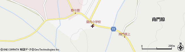 広島県山県郡北広島町大利原246周辺の地図