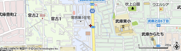 布亀株式会社　武庫之荘Ｄ．Ｃ周辺の地図
