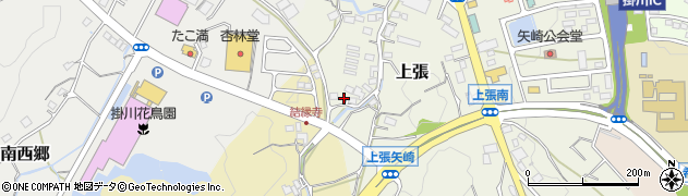 静岡県掛川市上張1023周辺の地図
