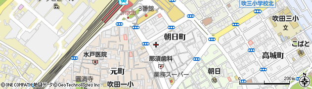 佐竹食品株式会社　朝日町本店周辺の地図