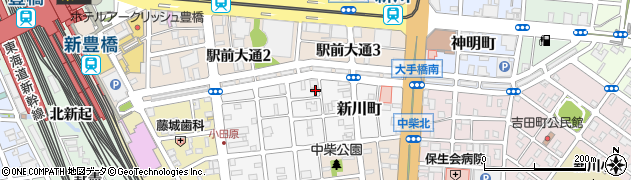 愛知県豊橋市東小田原町101周辺の地図