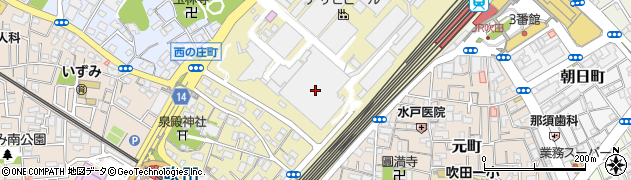 アサヒフードアンドヘルスケア株式会社　大阪工場周辺の地図