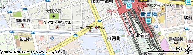 旭化成ホームズ株式会社豊橋支店周辺の地図