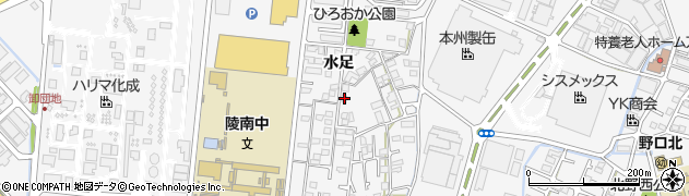 兵庫県加古川市野口町水足324周辺の地図