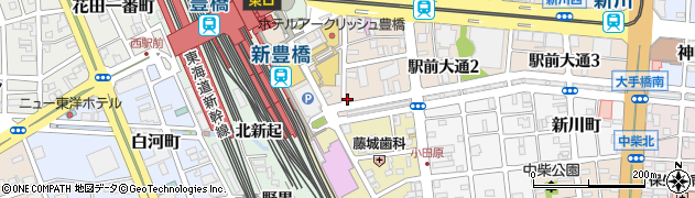 歌志軒 豊橋駅前店周辺の地図