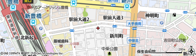 愛知県豊橋市東小田原町91周辺の地図
