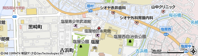 兵庫県赤穂市古浜町周辺の地図