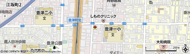 フレスコ江坂店周辺の地図