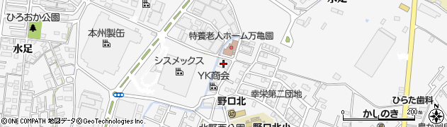 兵庫県加古川市野口町水足109周辺の地図