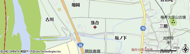 京都府木津川市山城町椿井（落合）周辺の地図