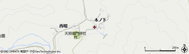 京都府笠置町（相楽郡）飛鳥路（東畷）周辺の地図