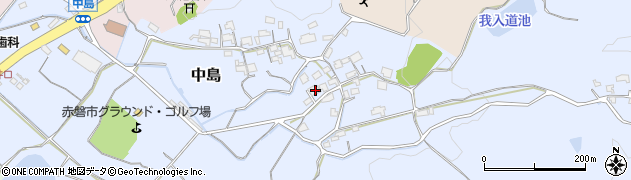 岡山県赤磐市中島868周辺の地図
