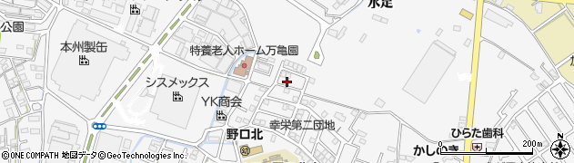 兵庫県加古川市野口町水足94周辺の地図