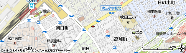京都銀行吹田支店 ＡＴＭ周辺の地図