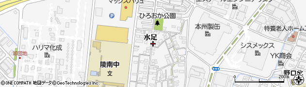 兵庫県加古川市野口町水足325周辺の地図
