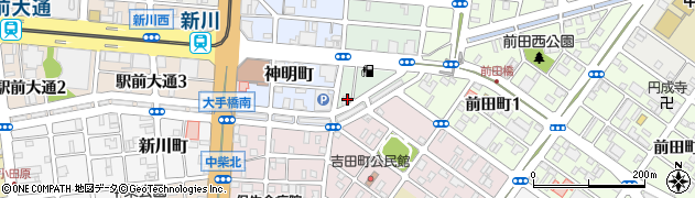 愛知県豊橋市新吉町51周辺の地図