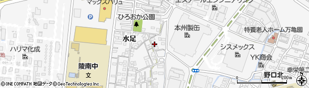 兵庫県加古川市野口町水足317周辺の地図