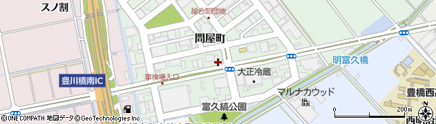 豊橋信用金庫問屋町支店周辺の地図