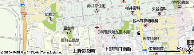 三重県伊賀市上野愛宕町1905周辺の地図