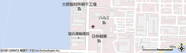 兵庫県姫路市網干区興浜2113周辺の地図
