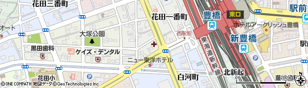 トヨタレンタリース愛知豊橋新幹線口店周辺の地図