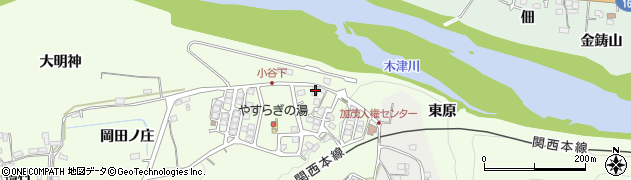 京都府木津川市加茂町北小谷27周辺の地図