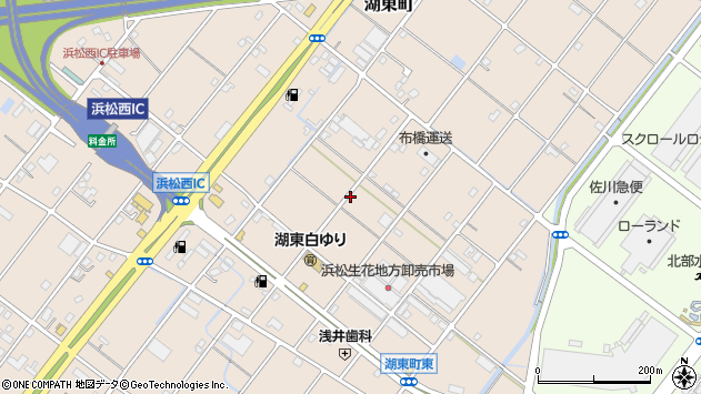〒431-1103 静岡県浜松市中央区湖東町の地図