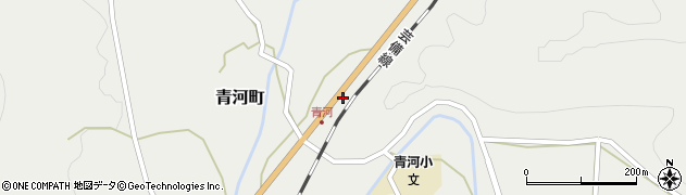 青河簡易郵便局周辺の地図