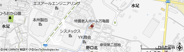 兵庫県加古川市野口町水足107周辺の地図