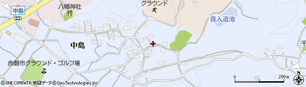 岡山県赤磐市中島283周辺の地図