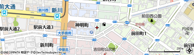 中川和裁学院周辺の地図