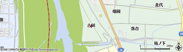 京都府木津川市山城町椿井古川周辺の地図