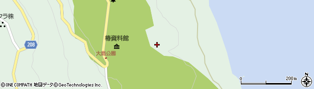 東京都大島町泉津（福重）周辺の地図