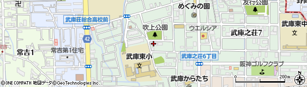 ＲＡ’ＣＲＥＷ武庫之荘周辺の地図