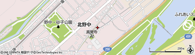 兵庫県赤穂市北野中217周辺の地図