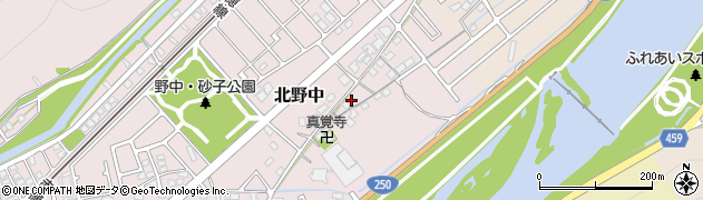 兵庫県赤穂市北野中215周辺の地図