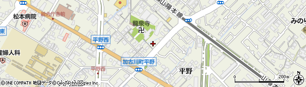兵庫県加古川市加古川町（平野）周辺の地図