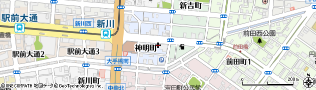 ヨシダ株式会社　本社周辺の地図