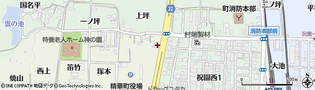 株式会社大進工業研究所　祝園工場周辺の地図
